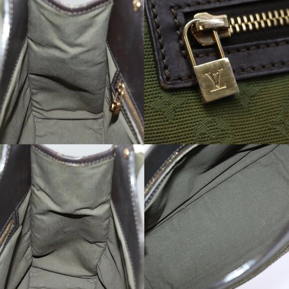 LOUIS VUITTON Monogram Mini Sac Catline Hand Bag TST Khaki M92327 LV Auth 76028 - Picture 14 of 15